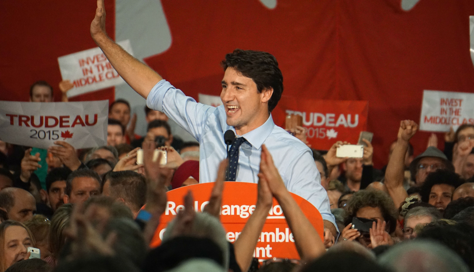 Justin Trudeau, Liberal Party, 2015 federal election, North Vanouver
