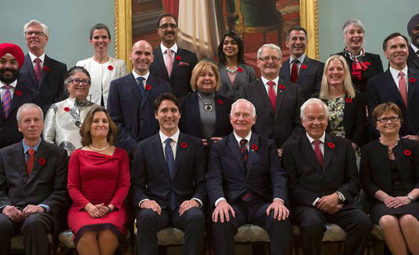 Justin Trudeau, Rideau Hall, swearing in, Liberal Party of Canada, Liberal caucus