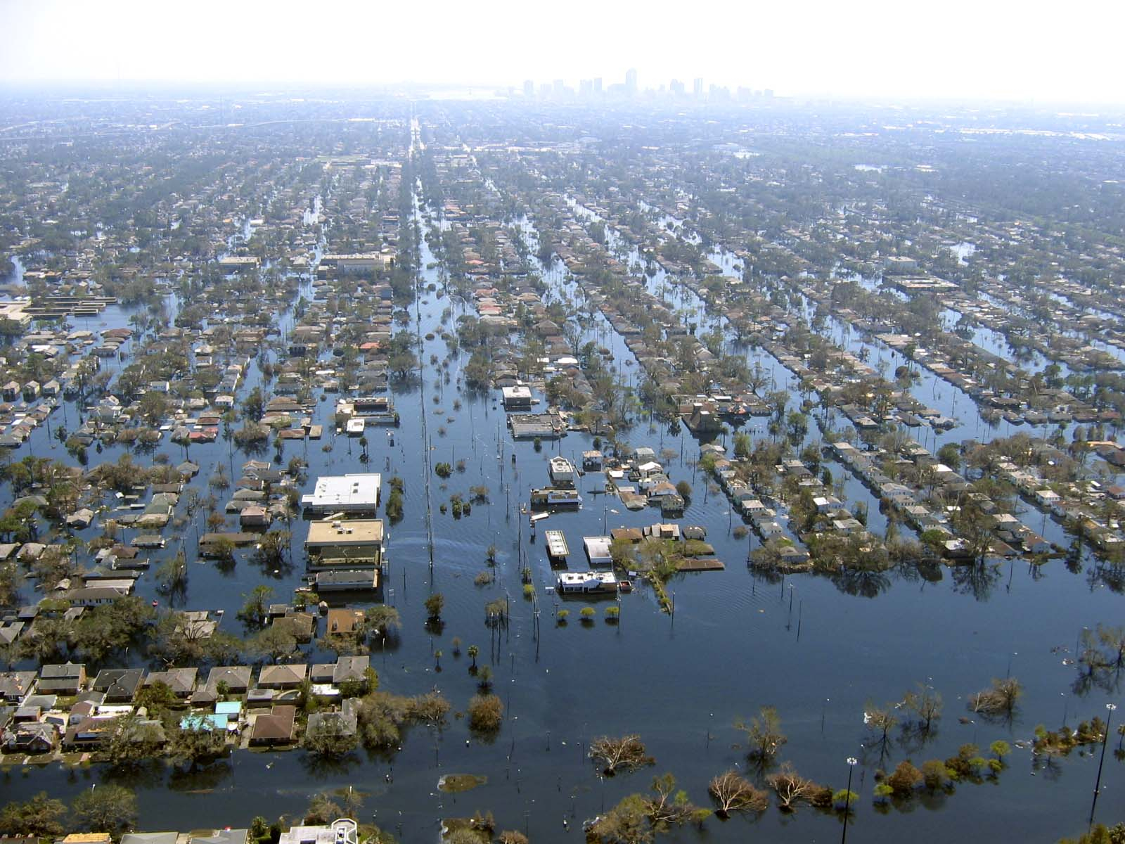 Hurricane Katrina flooding Louisiana