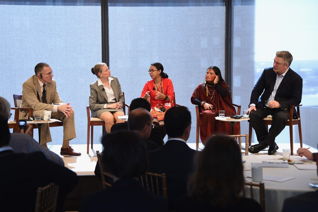 The panel at the Forest and Climate event. Photo from Ford Foundation