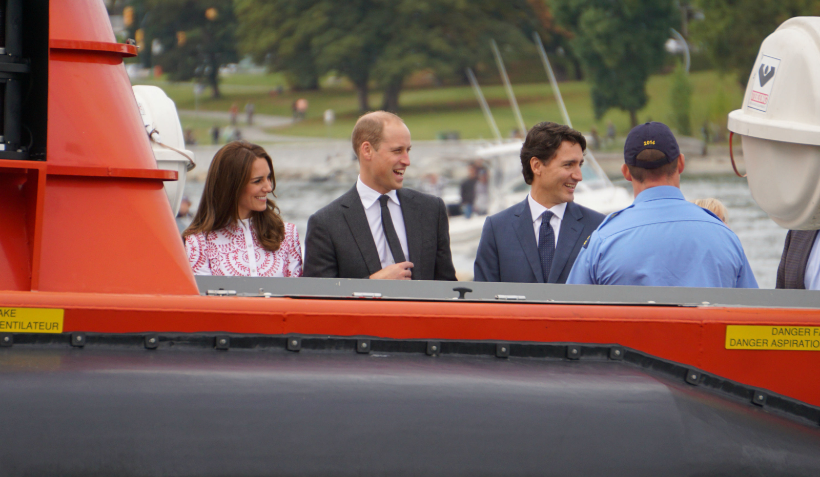 Justin Trudeau, Sophie Gregoire Trudeau, Kate Middleton, Prince William, royal tour