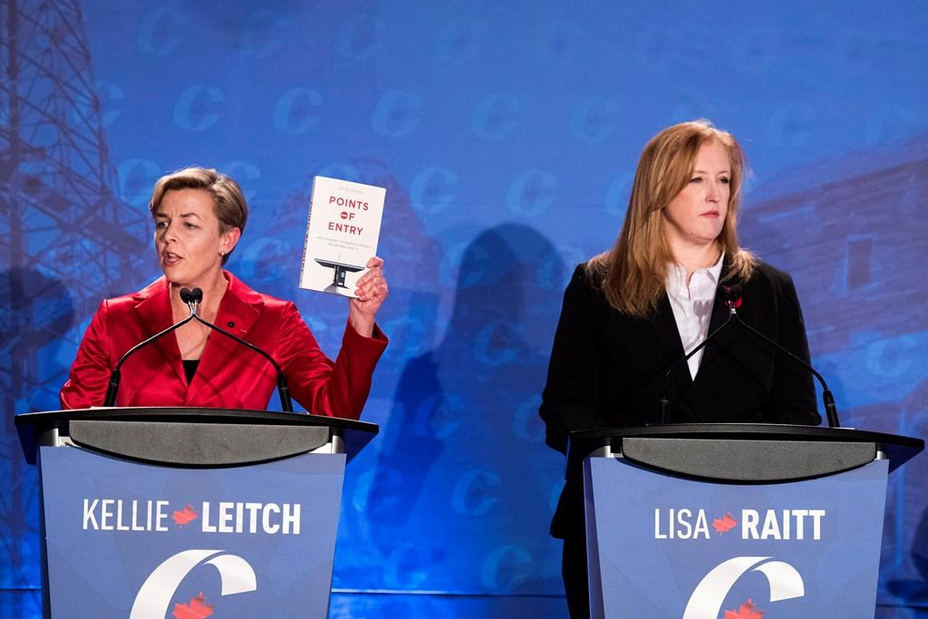 Kellie Leitch, Lisa Raitt, Conservative Party of Canada, debate