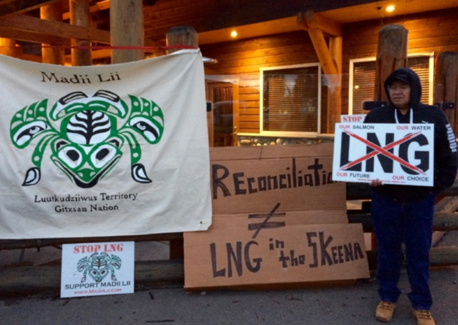 LNG, Christy Clark, protest, indigenous rights, Gitxsan First Nation