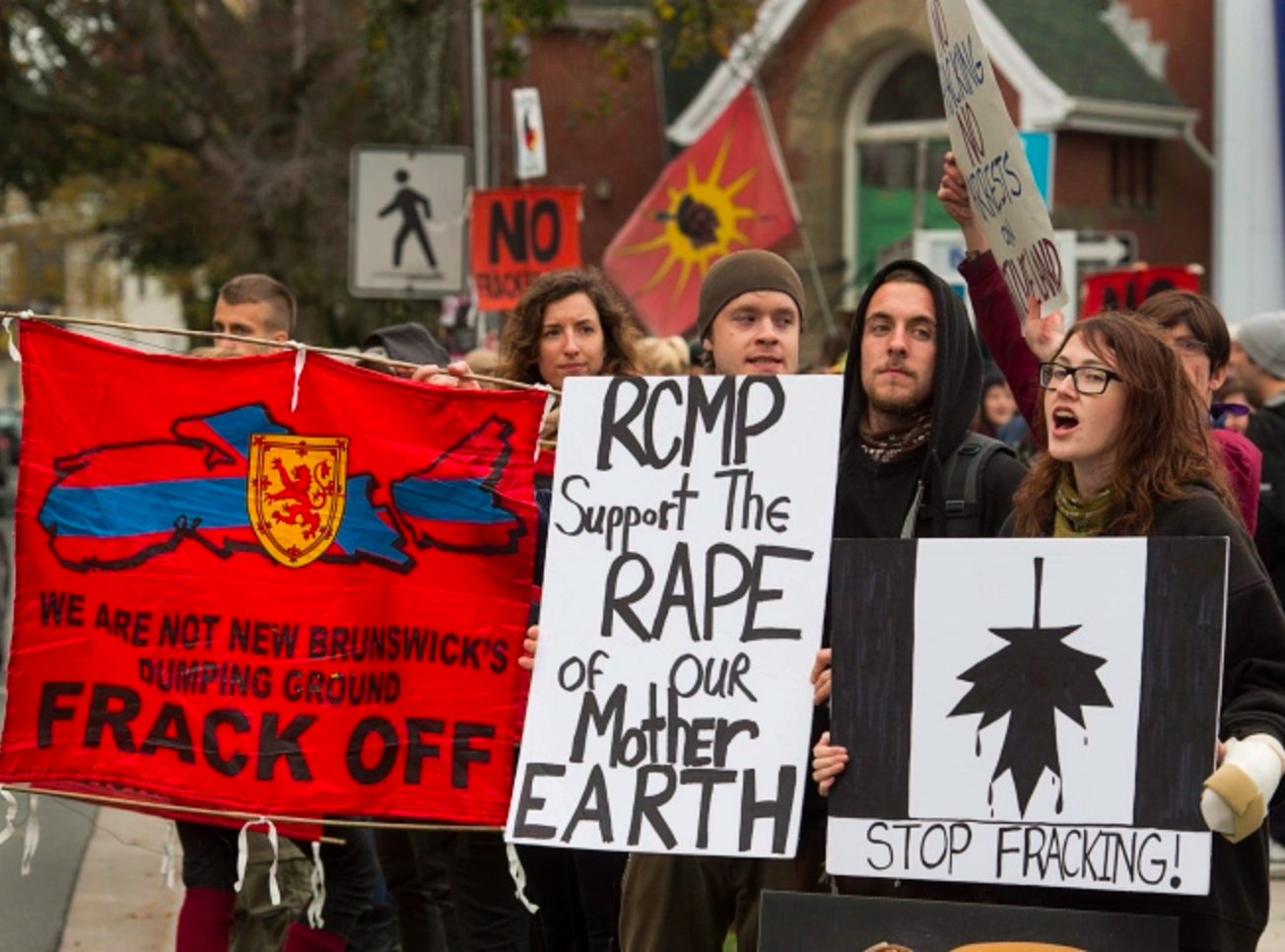 Elsipogtog First Nation, fracking, protest, oil and gas, New Brunswick