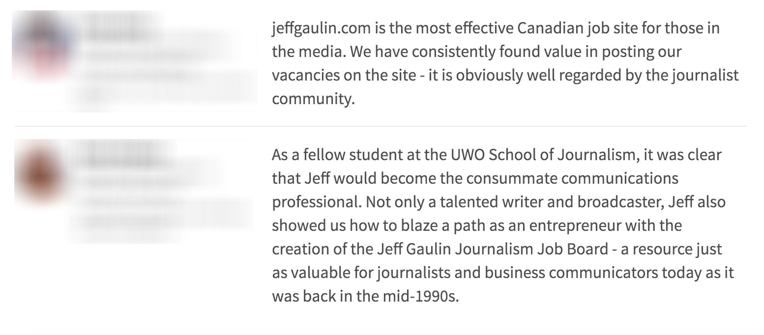 Jeff Gaulin, Canadian Association of Petroleum Producers, Journalism Job Board, oil and gas