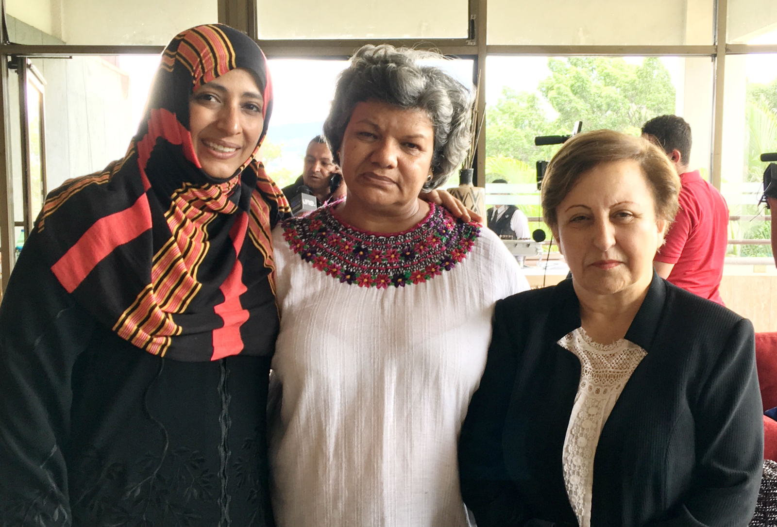 Sandra Maribel Sanchez, Radio Progreso, Honduras, Tegucigalpa, Shirin Ebadi, Tawakkol Karman, Nobel Peace Prize, Yemen, Iran