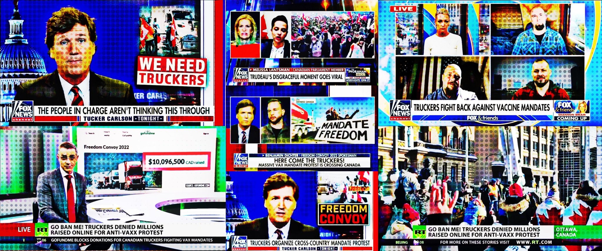 Fox News picked up ‘Freedom Convoy’ coverage where Russian propaganda left off