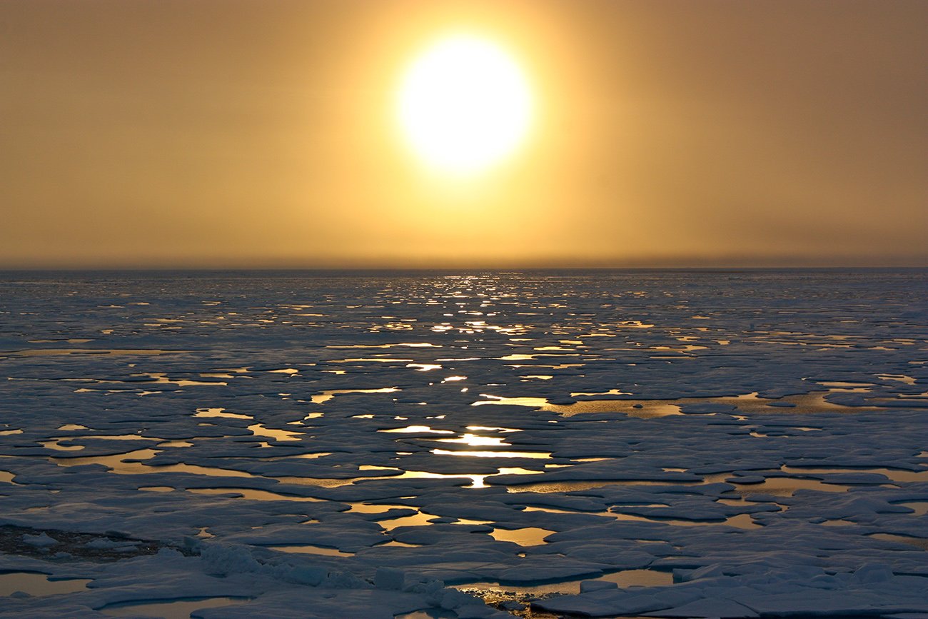 arctic-sunset NASA Kathryn Hansen