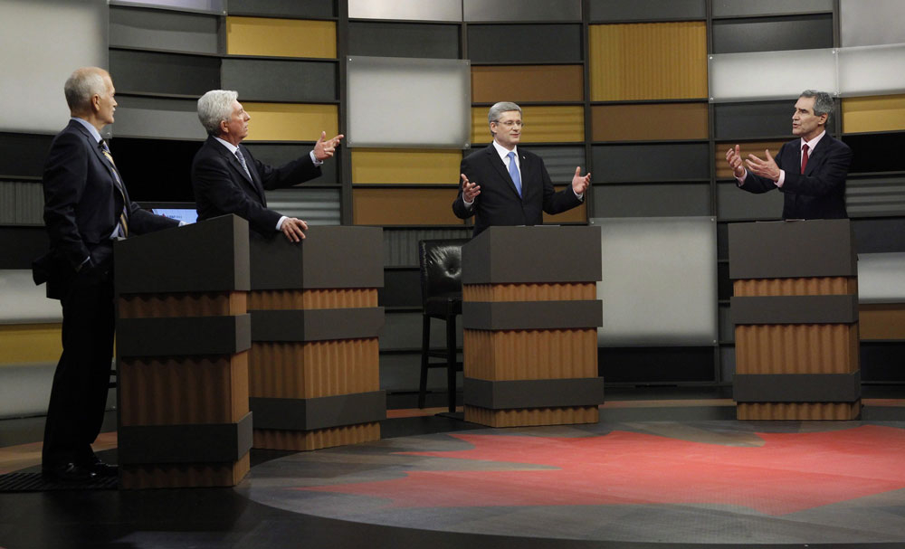 2011 Debate Photograph by The Canadian Press