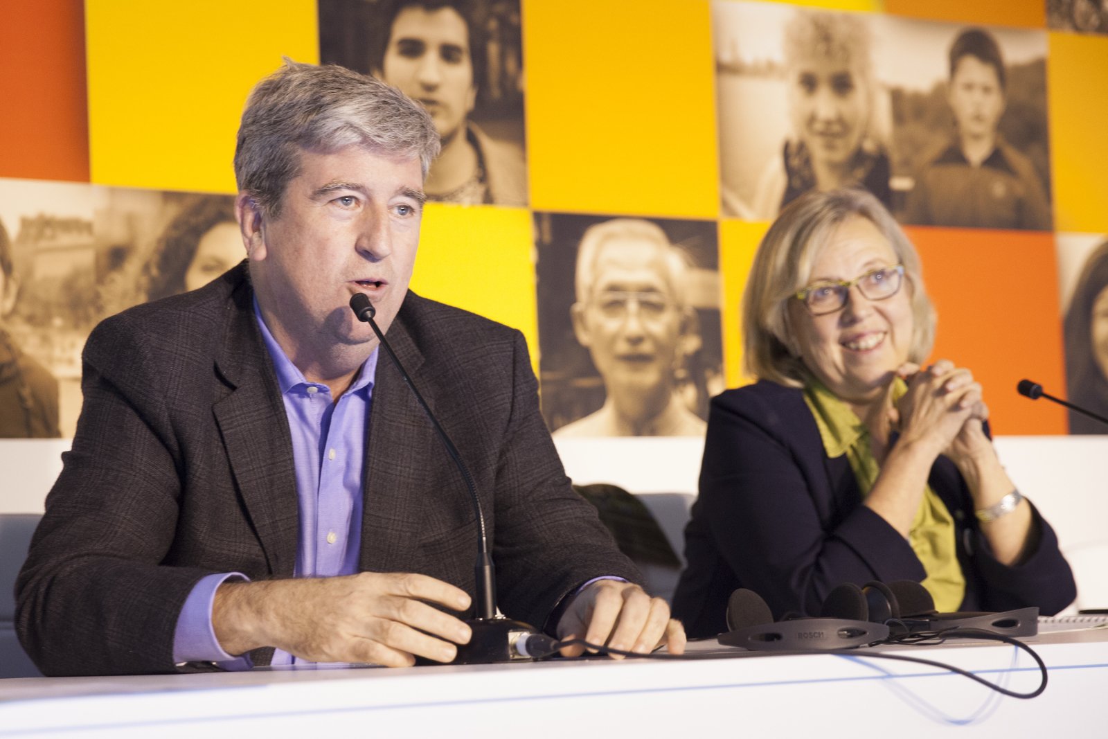Ontario Minsiter Glen Murrary and Elizabeth May Green leader Paris COP21 - Mychaylo Prystupa