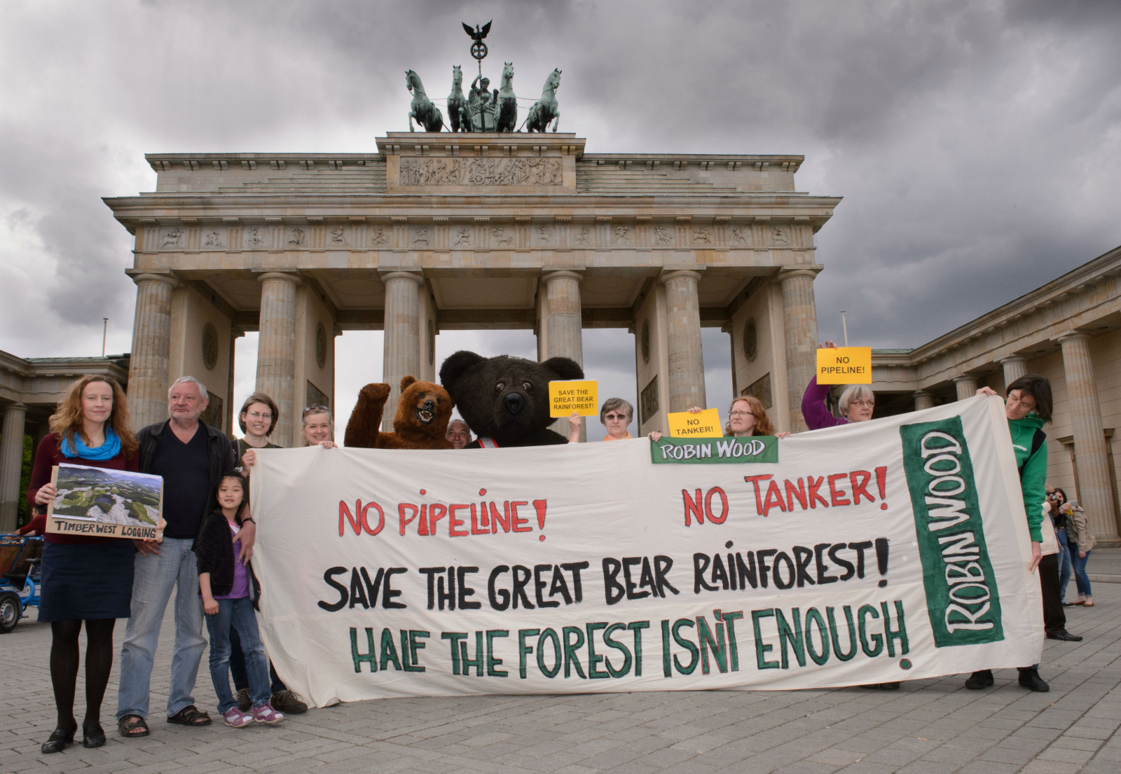 Great Bear Rainforest, Germany, Greenpeace protests, B.C. rainforest, timber industry, B.C. forestry, coastal temperate rainforest, spirit bear