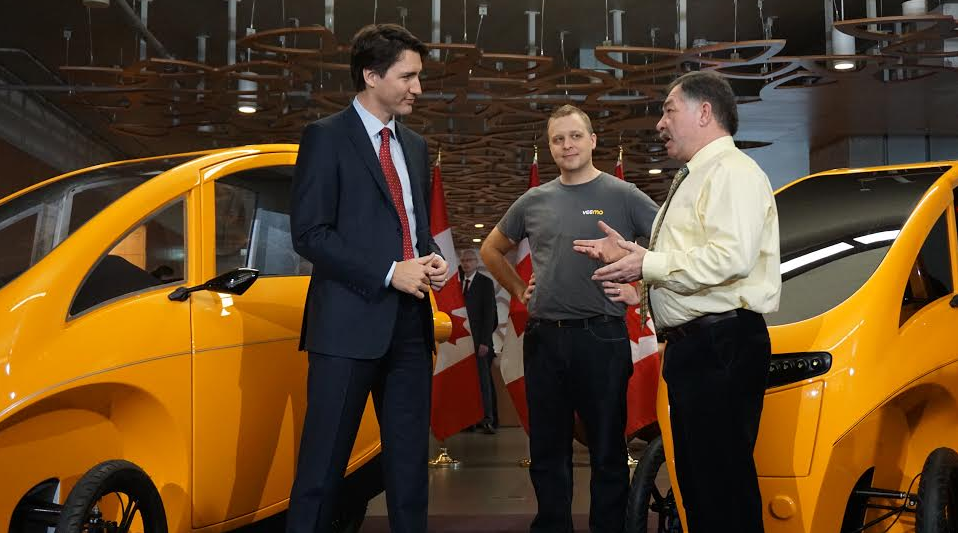Justin Trudeau, Veemo, Smart Prosperity, clean tech, VeloMetro, John Stonier, Vancouver