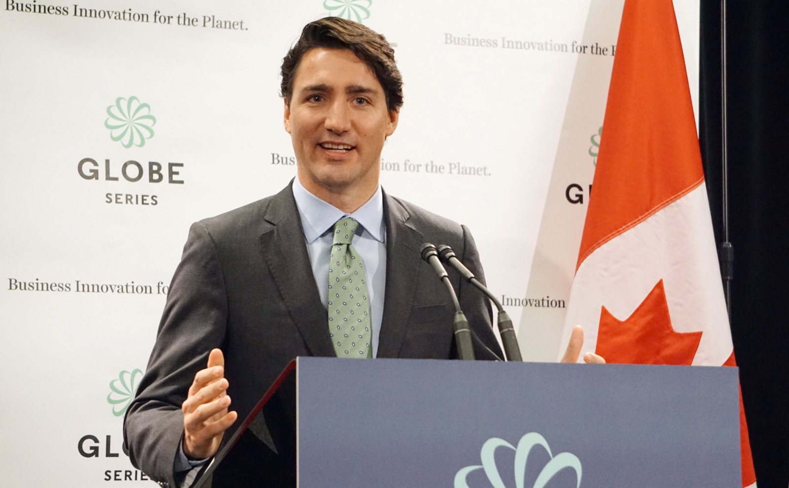 Justin Trudeau, Globe Series 2016, Energy East, Kinder Morgan, climate change