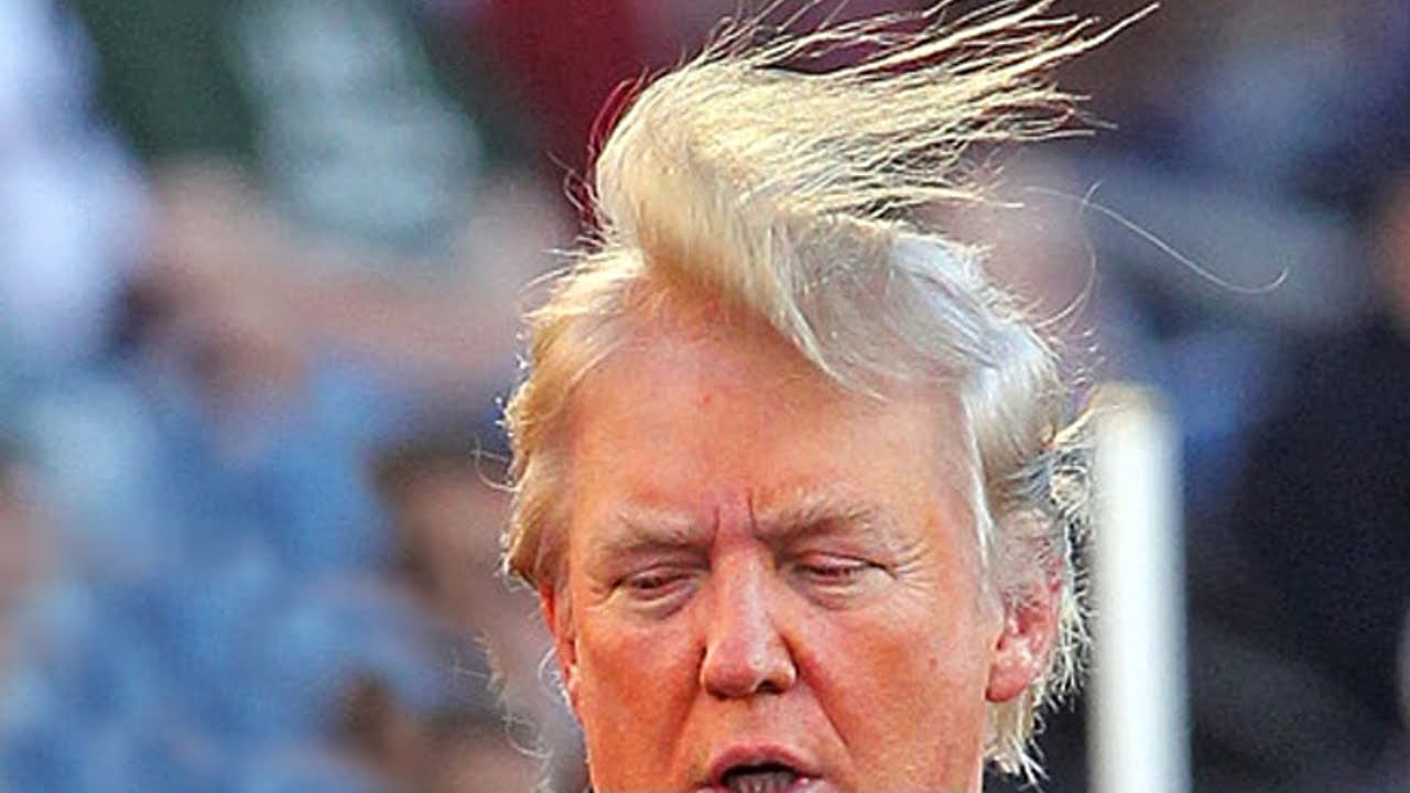 Donald Trump hair fail. Youtube