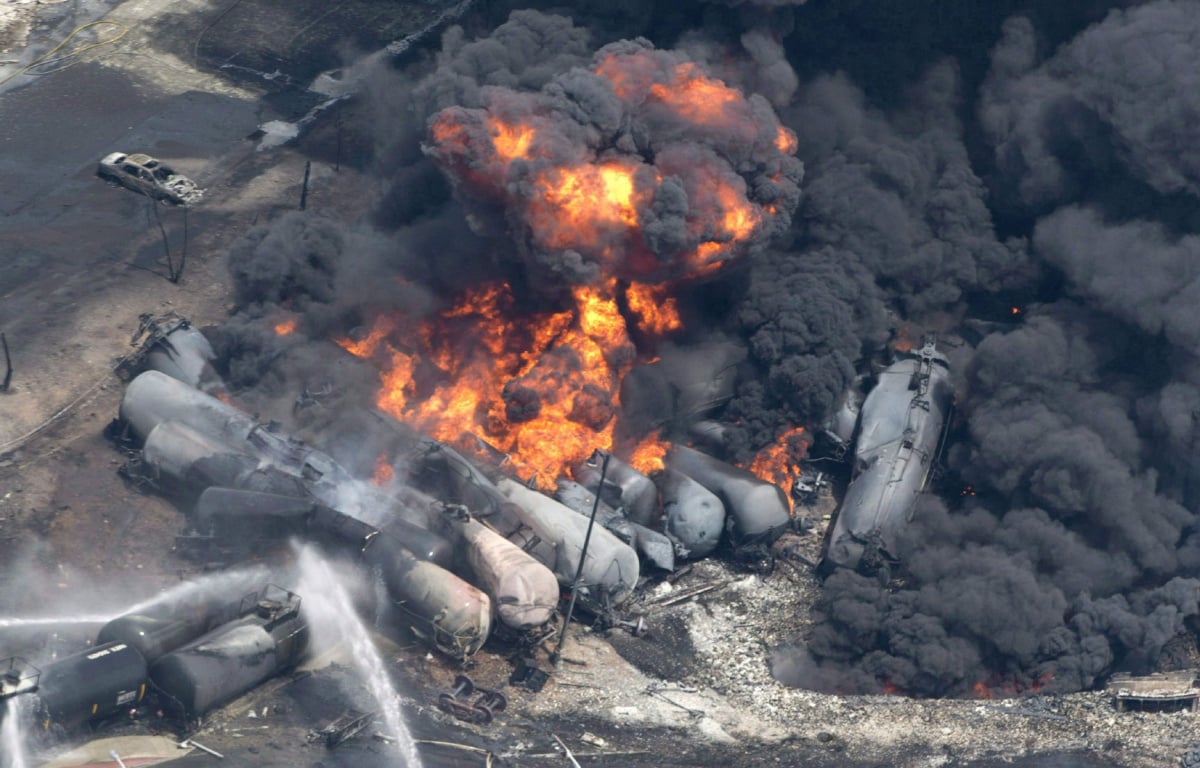 Lac Megantic, oil trains, oil by rail, disaster, crude oil