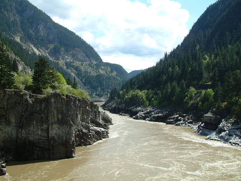 Hell's Gate crossing on the Fraser River