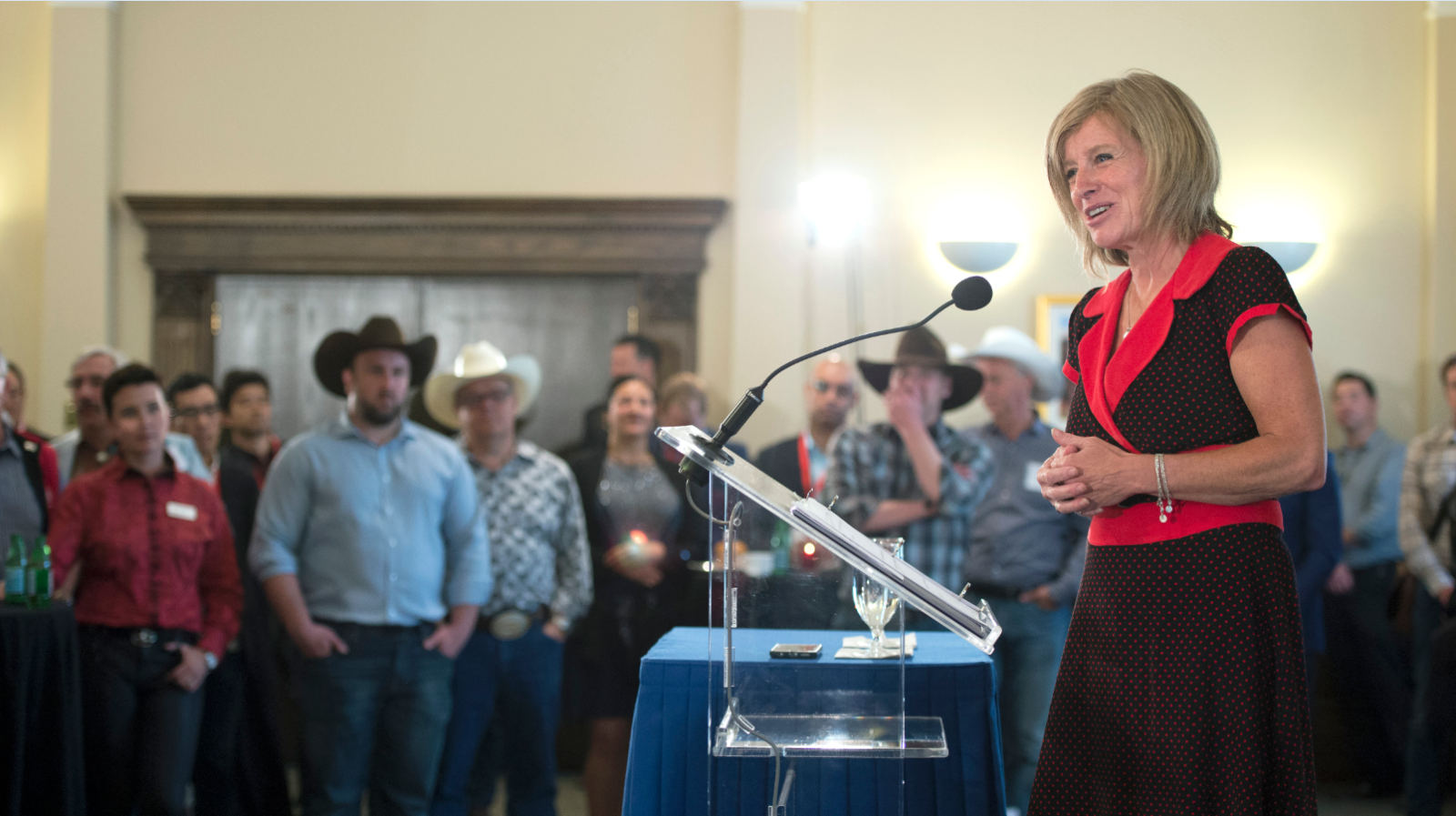 Premier Rachel Notley speaks during the fifth annual Stampede Investment Forum in Calgary on July 11, 2017. Photo provided by The Government of Alberta