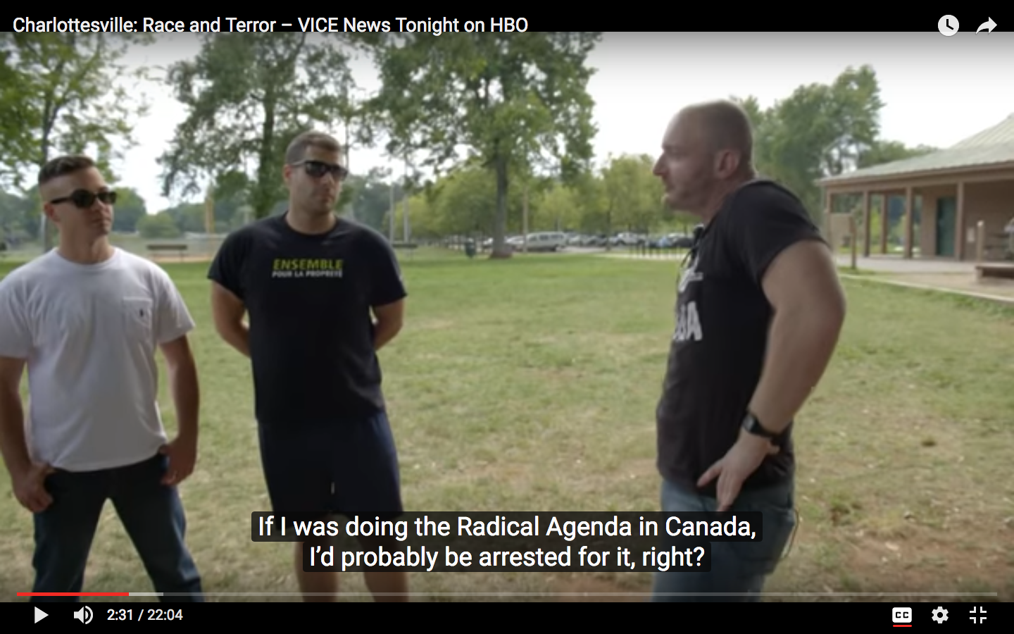 Charlottesville, white supremacist, Vice documentary, Canadians