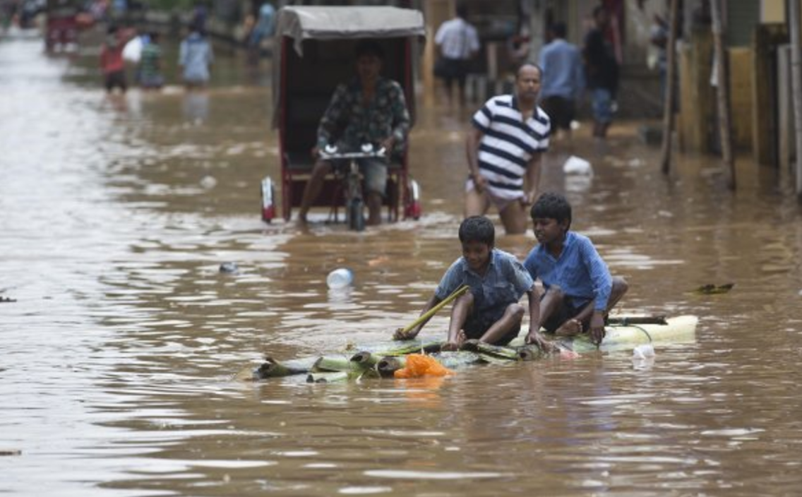 India, flooding, extreme weather, Gauhati