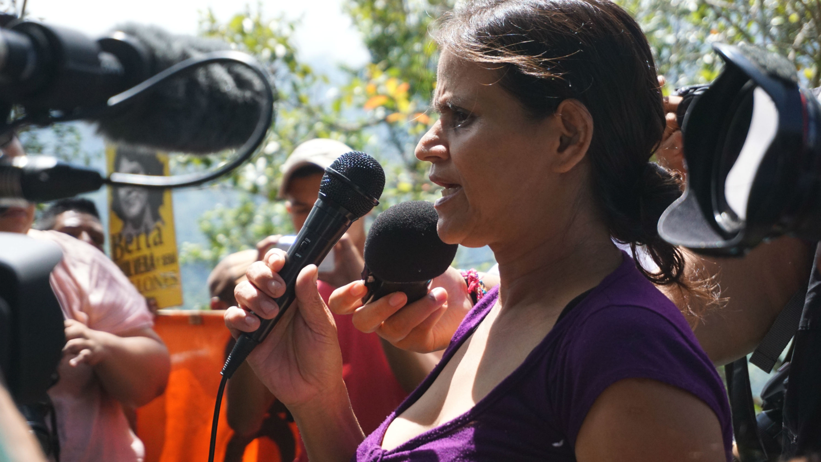 Rosalina Dominguez Madrid, Berta Cáceres, Civic Council of Popular and Indigenous Organisations of Honduras, (COPINH), Río Blanco, Honduras