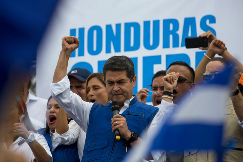 Juan Orlando Hernández, Honduras, Hondural election, post-electoral violence