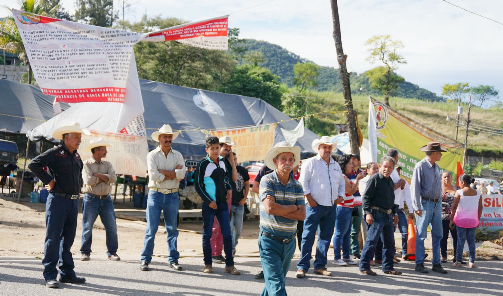 Casillas, Santa Rosa, Minera San Rafael, Tahoe Resources, protest, Guatemala, human rights defenders