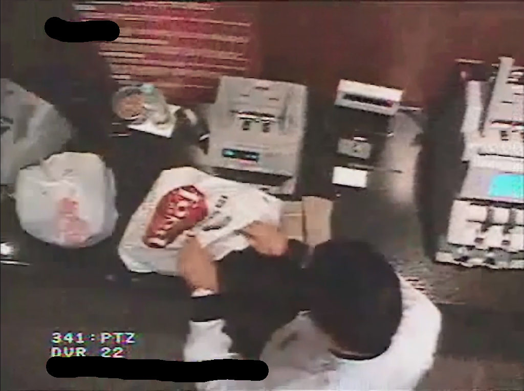 Screen grab from video shared by B.C. government of cash at a casino. Photo supplied. 