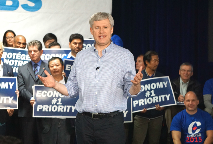 Stephen Harper, Conservative Party, 2015 federal election