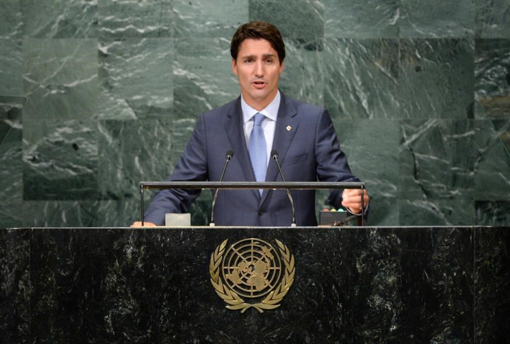 Justin Trudeau, United Nations General Assembly