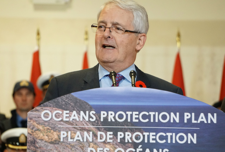 Transport Minister, Marc Garneau, tanker ban, B.C. coast, Haida Gwaii, Great Bear Rainforest