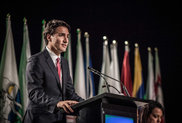 Justin Trudeau, Assembly of First Nations, Mohawks, Gatineau