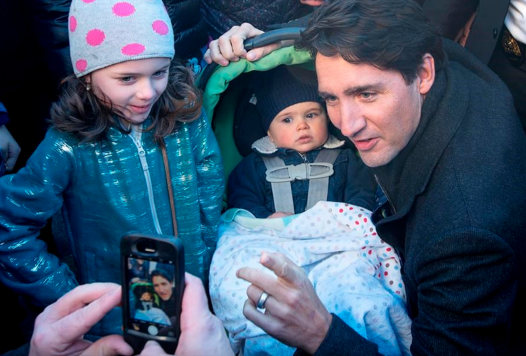 Justin Trudeau, Fredericton, New Brunswick, town hall, pipelines