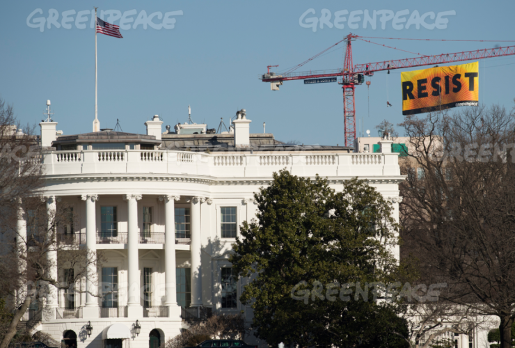 White House, Resist, Greenpeace