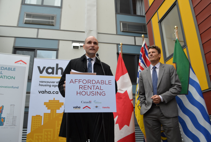 Gregor Robertson, Vancouver, housing, Jean-Yves Duclos, poverty
