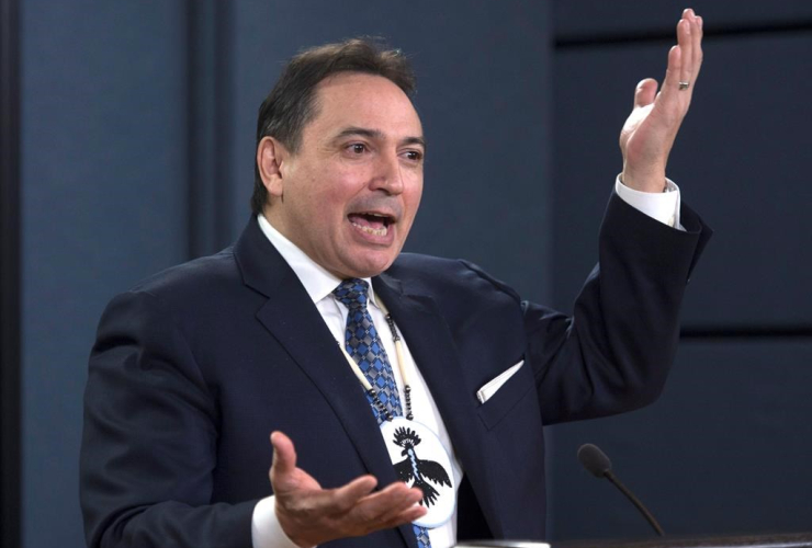 First Nations National Chief Perry Bellegarde