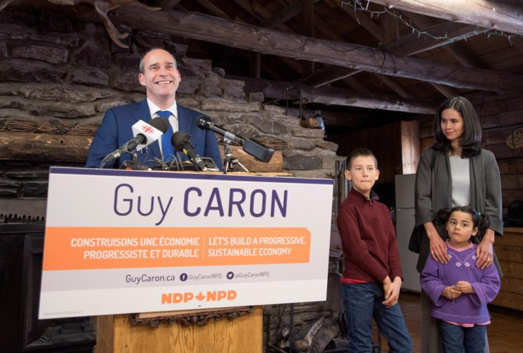 Quebec MP Guy Caron is joining the race to lead the NDP