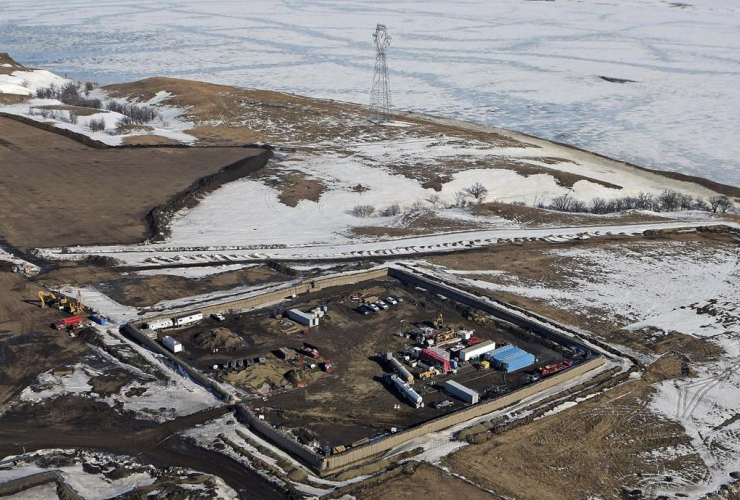 Aerial Photo Dakota Access Pipeline