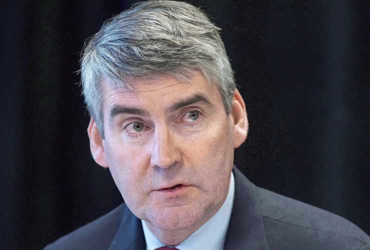 Nova Scotia Premier Stephen McNeil fields a question at a meeting of the Council of Atlantic Premiers in Annapolis Royal, N.S. on Monday, May 16, 2016.