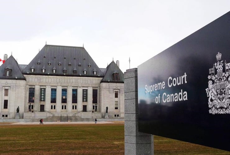 The Supreme Court of Canada in Ottawa is shown on Tuesday, April 14, 2015.