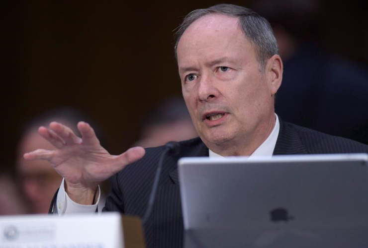 Former National Security Agency Director Keith Alexander testifies before the Senate Intelligence Committee hearing, on Russian intelligence activities, on Capitol Hill in Washington on March 30, 2017.