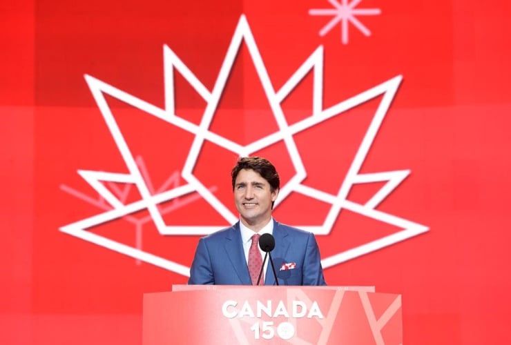 Prime Minister Justin Trudeau, Canada 150 celebrations, Canada day, Parliament Hill, Ottawa