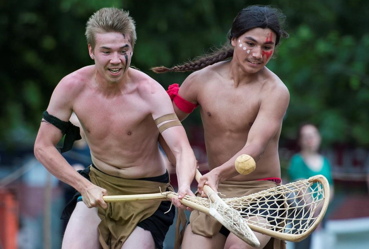 First nations, youth, traditional, Lacrosse, game, Montreal,