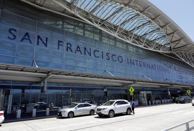 Vehicles, international terminal, San Francisco International Airport, San Francisco