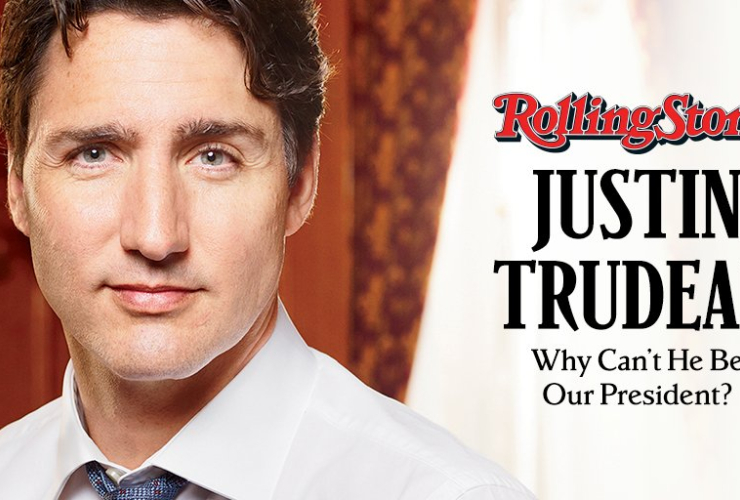 Rolling Stone, Justin Trudeau, Donald Trump, Canada, United States