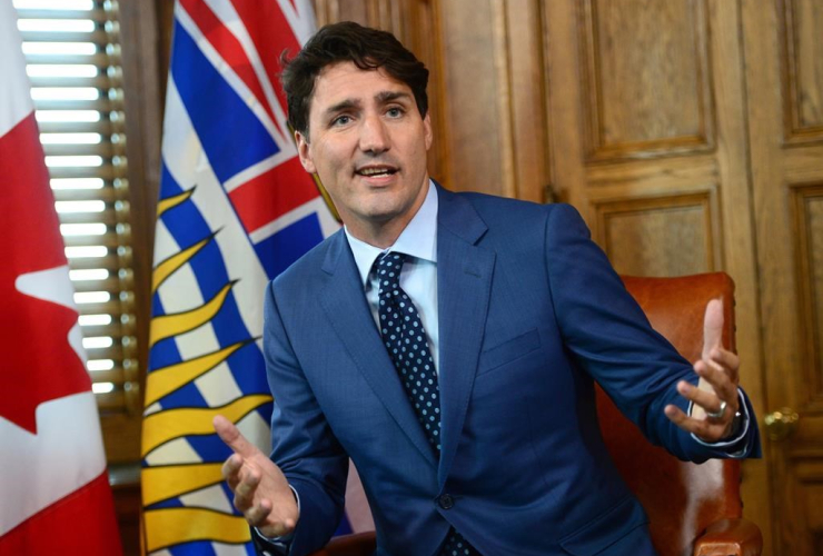 Prime Minister Justin Trudeau, Premier of British Columbia, John Horgan, Parliament Hill