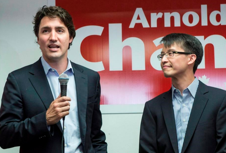 Justin Trudeau, Arnold Chan