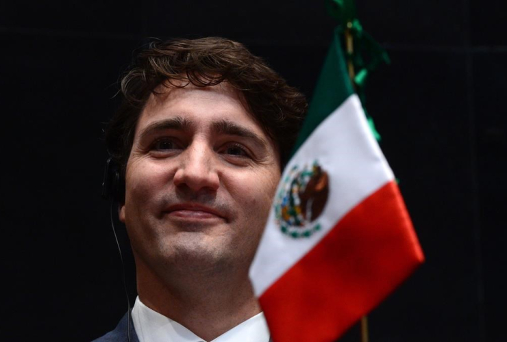 Canadian Prime Minister Justin Trudeau takes attends the Mexican Senate where he delivered a speech to the Mexican Senate in Mexico City on Friday, Oct. 13, 2017. THE CANADIAN PRESS/Sean Kilpatrick