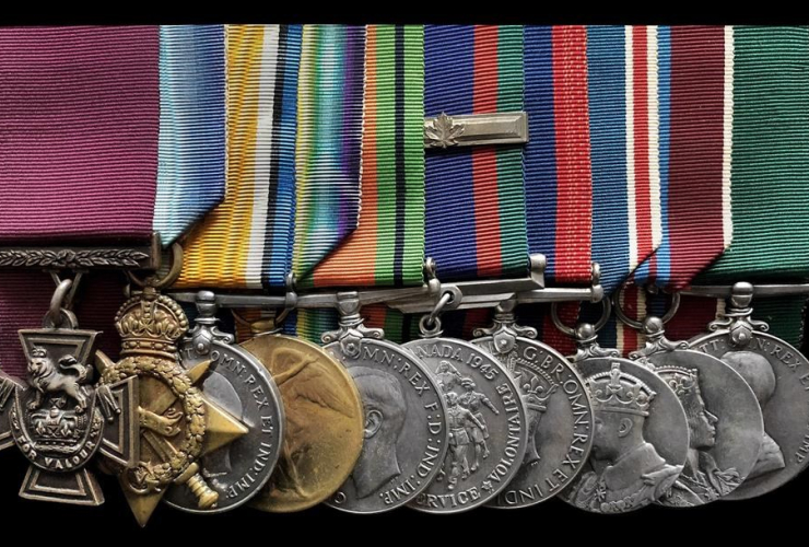 Victoria Cross, medals, Cpl. Colin Fraser Barron,