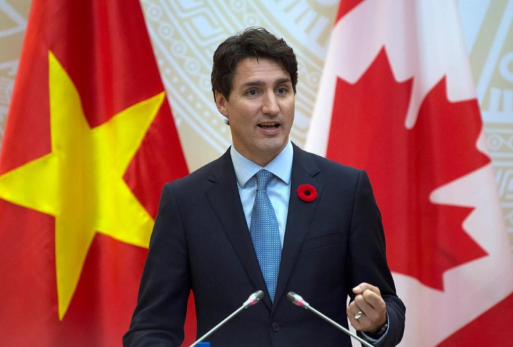 Canadian Prime Minister, Justin Trudeau, 