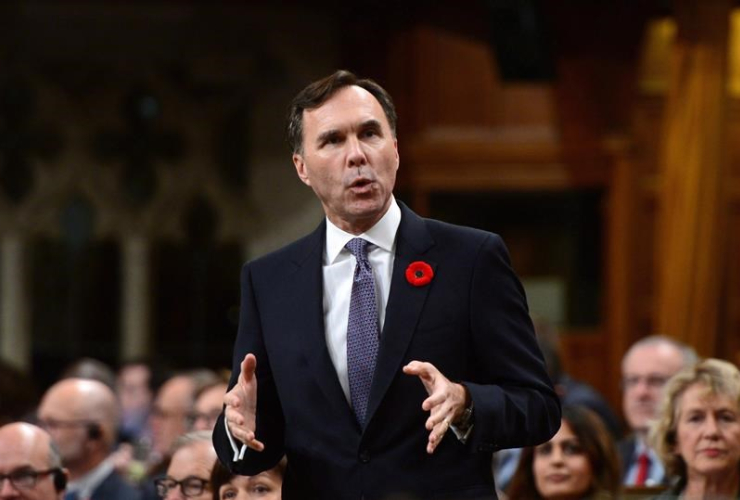 Minister of Finance, Bill Morneau, House of Commons, Parliament Hill,
